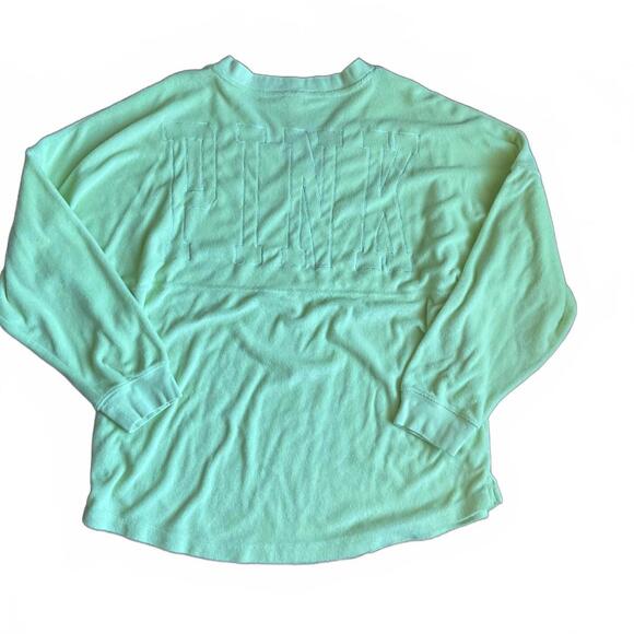 Victoria’s Secret PINK Varsity Beach Terry Pullover L - Picture 3 of 4